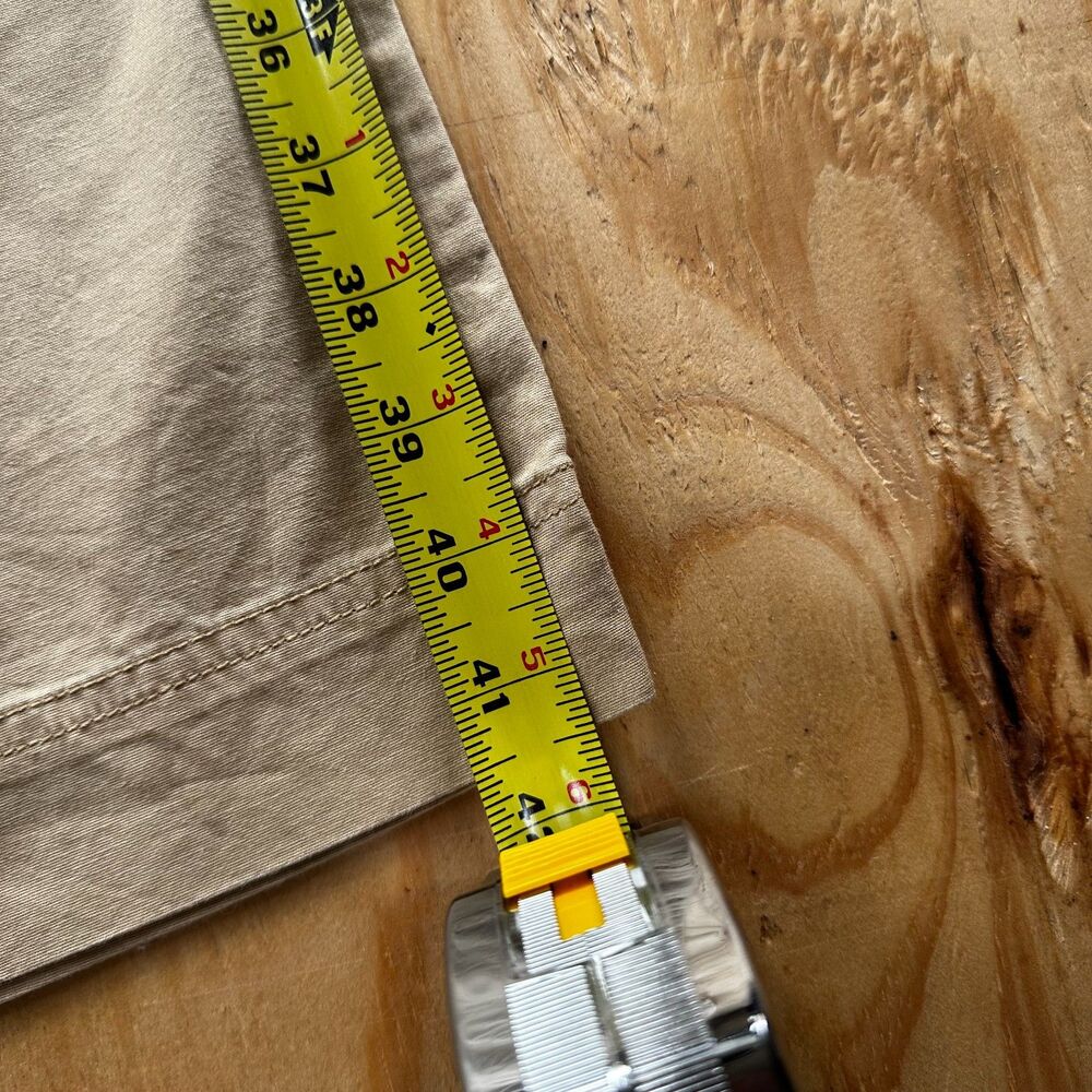 Dockers Khaki Belted Wide Leg Cargo Pants - Size 12 - Picture 4 of 5